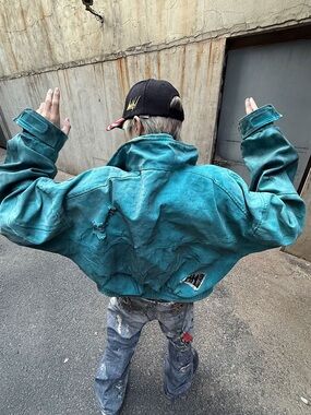 Rolling Money Dirty Look Distressed Bomber Jacket Unisex